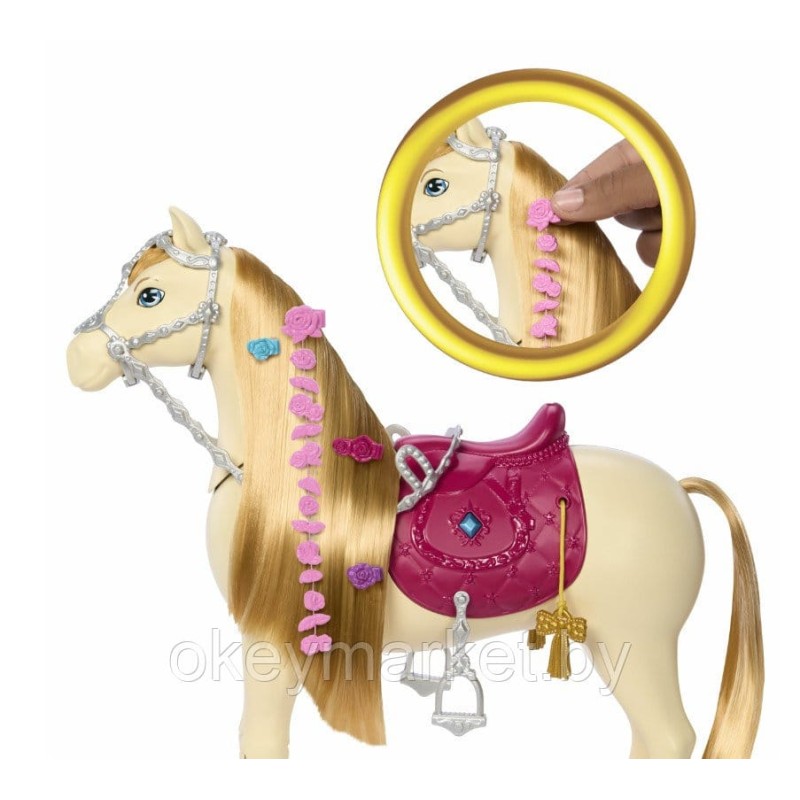 Интерактивная Лошадка Barbie Mattel - со звуковыми эффектами HXJ42