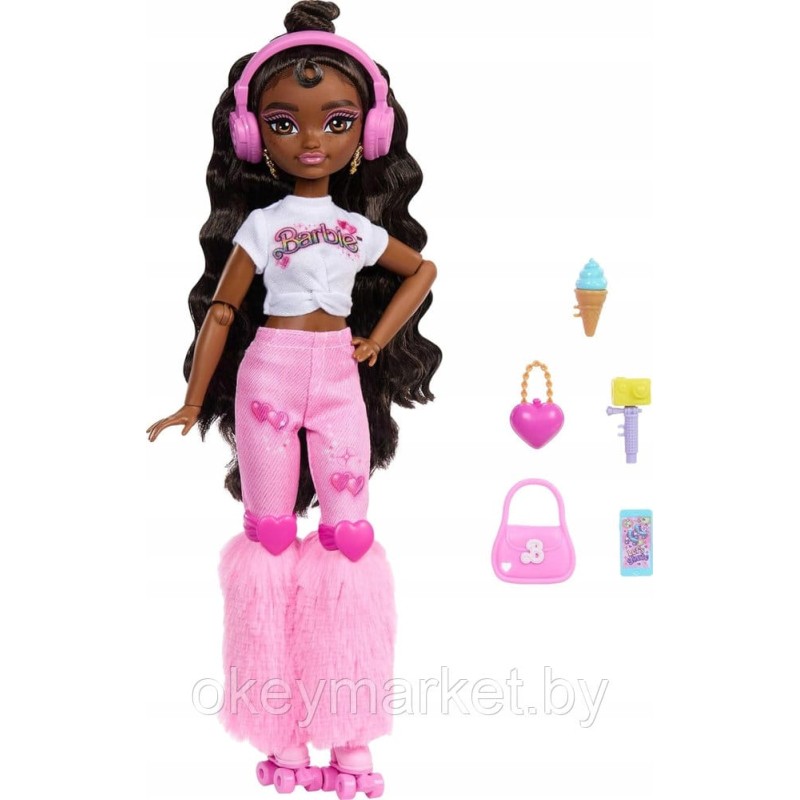 Кукла Mattel Barbie Dream Besties Бруклин Skate Party JFX97