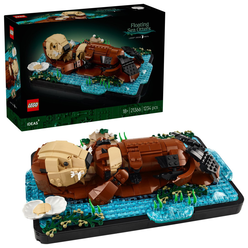 21366 LEGO Ideas Плавающие морские выдры