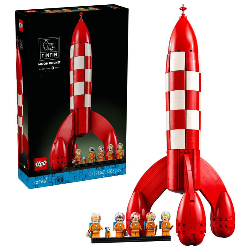 21367 LEGO Ideas Лунная ракета Тинтина
