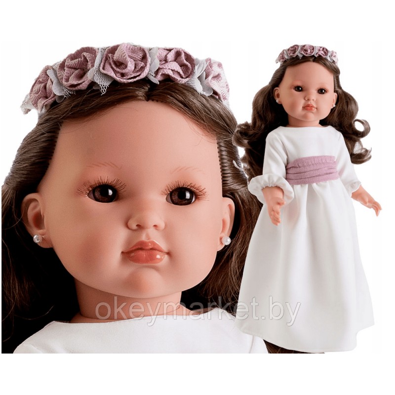 Кукла Antonio Juan Белла Первое причастие, брюнетка 28222, 45 см