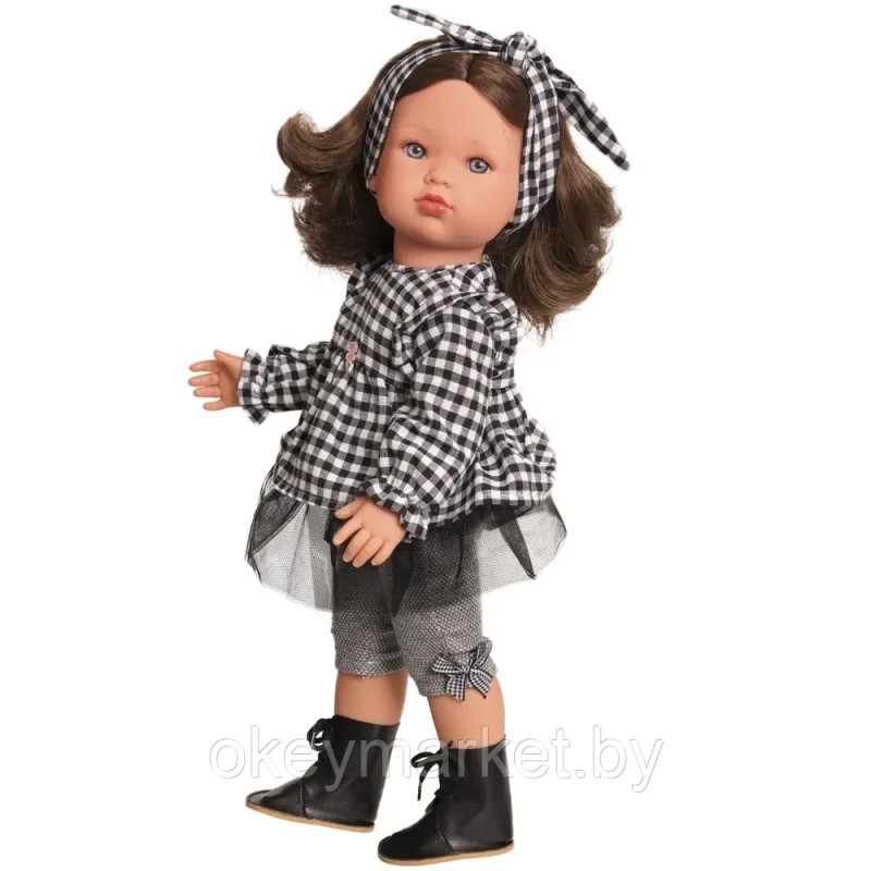 Кукла Antonio Juan Белла в клетчатом наряде 28224, 45 см
