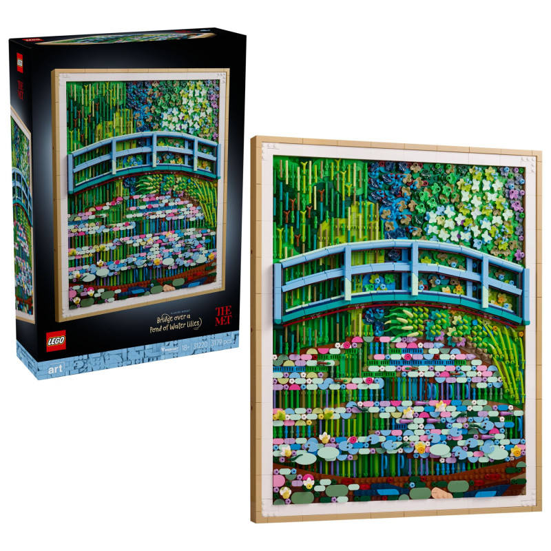 31220 LEGO Art Клод Моне — Мост через пруд с водяными лилиями