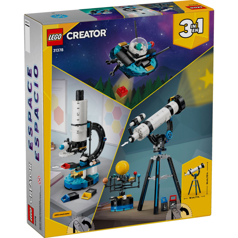 31378 LEGO Creator Космический исследовательский телескоп 3 в 1