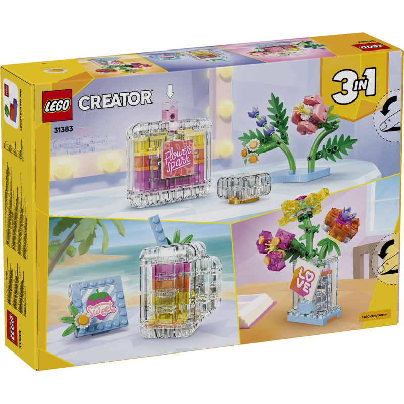 31383 LEGO Creator Цветочный флакон для духов 3 в 1