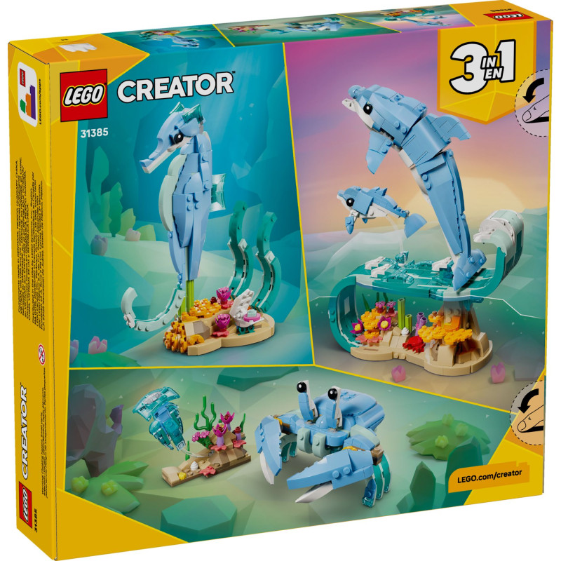31385 LEGO Creator Морские животные: прекрасные дельфины 3 в 1