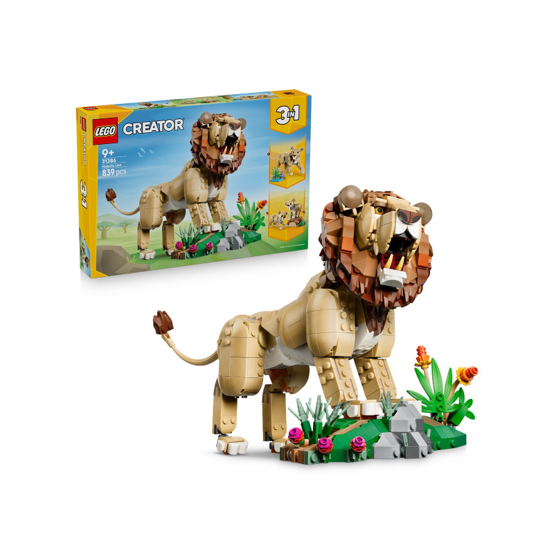 31386 LEGO Creator Величественный лев 3 в 1