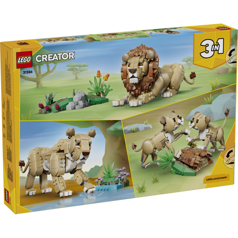 31386 LEGO Creator Величественный лев 3 в 1