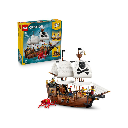 31387 LEGO Creator Легендарный пиратский корабль 3 в 1
