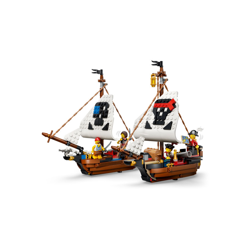 31387 LEGO Creator Легендарный пиратский корабль 3 в 1