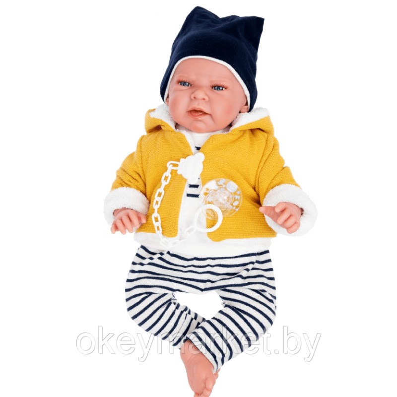 Кукла Antonio Juan Лео в желтом 3302 , 40 см