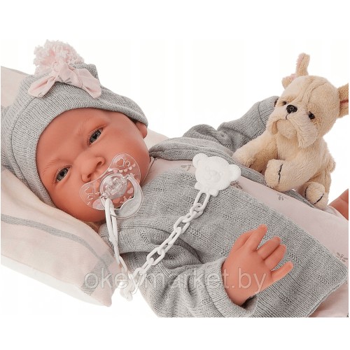 Кукла Antonio Juan Gris в сером 33086, 40 см