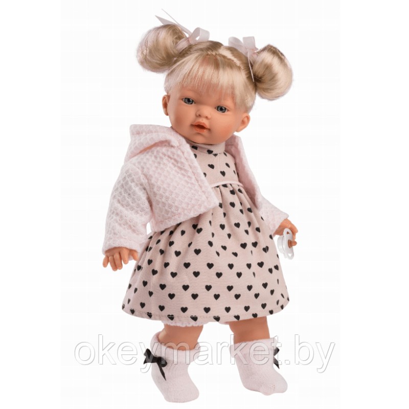Кукла мягконабивная Llorens Roberta 33см ,33144