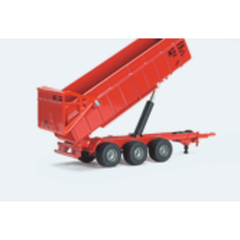 Siku, трактор Massey Ferguson с прицепом, модель автомобиля, 1844 г.