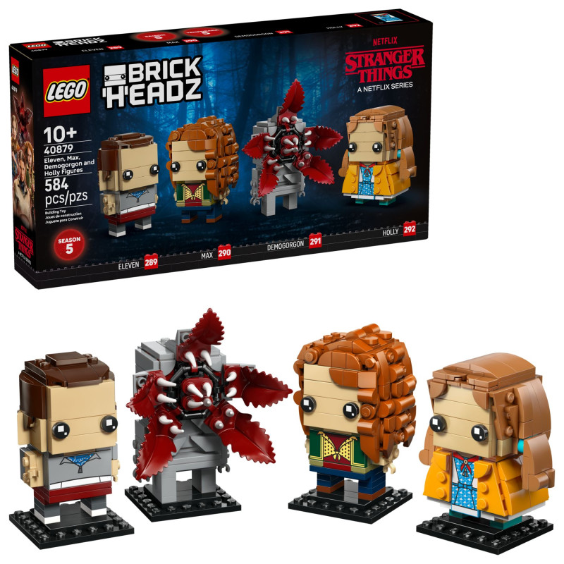 40879 LEGO BrickHeadz Очень странные дела: Одиннадцать, Макс, Демогоргон и Холли