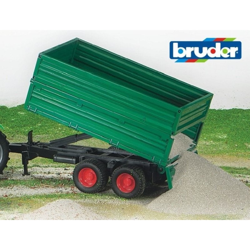 Bruder, двухосный прицеп с приподнятыми бортами