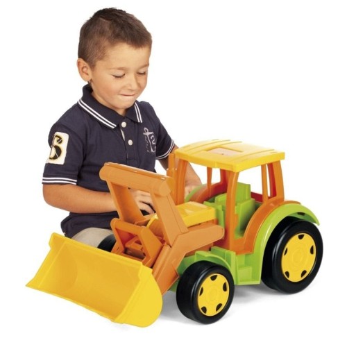 Wader, гигант, трактор погрузчик, оранжевый, 60 см