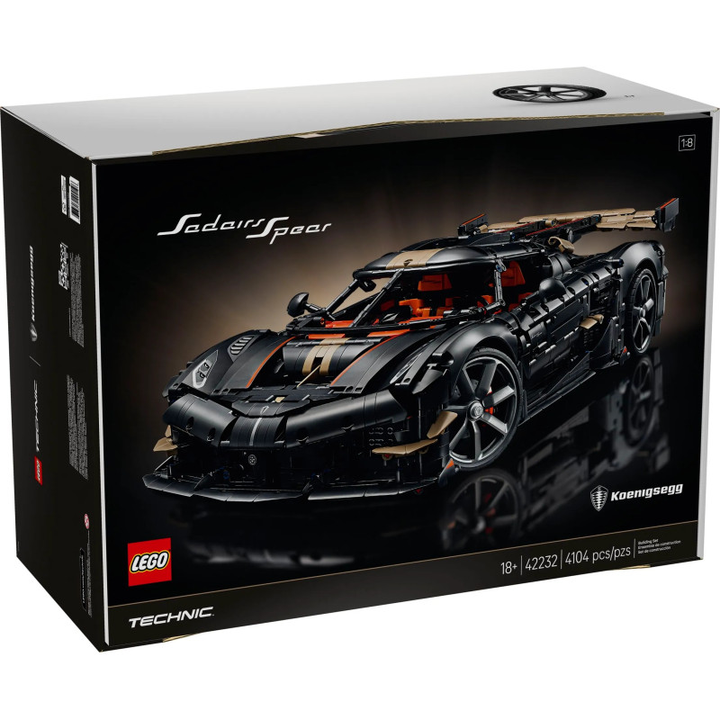 42232 LEGO Technic Koenigsegg Sadair's Spear Megacar