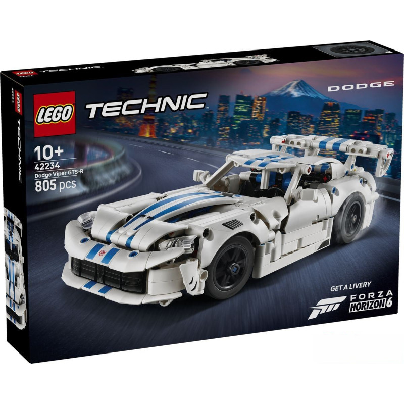 42234 LEGO Technic Спортивный автомобиль Dodge Viper GTS-R