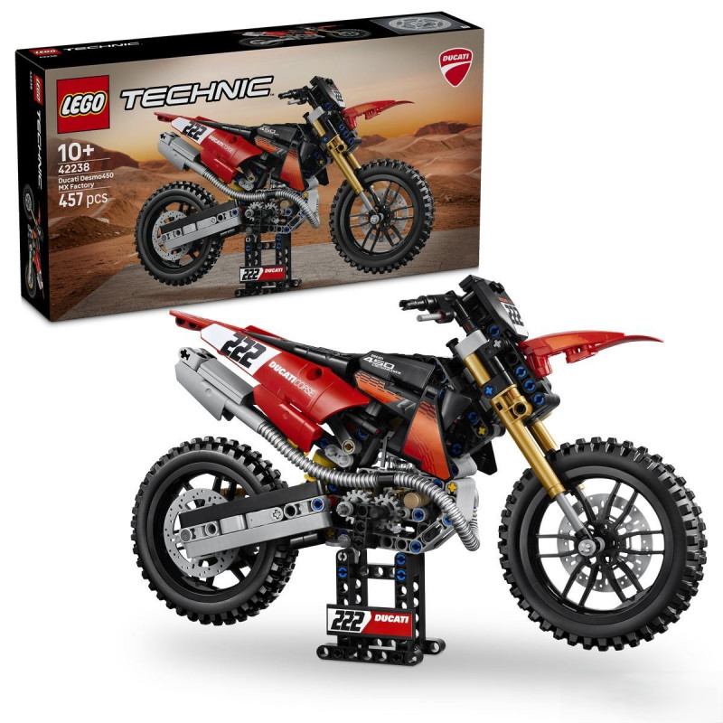42238 LEGO Technic Мотоцикл Ducati Desmo450 MX Factory
