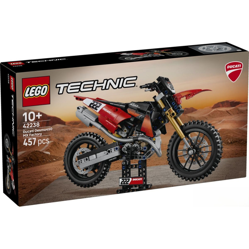 42238 LEGO Technic Мотоцикл Ducati Desmo450 MX Factory