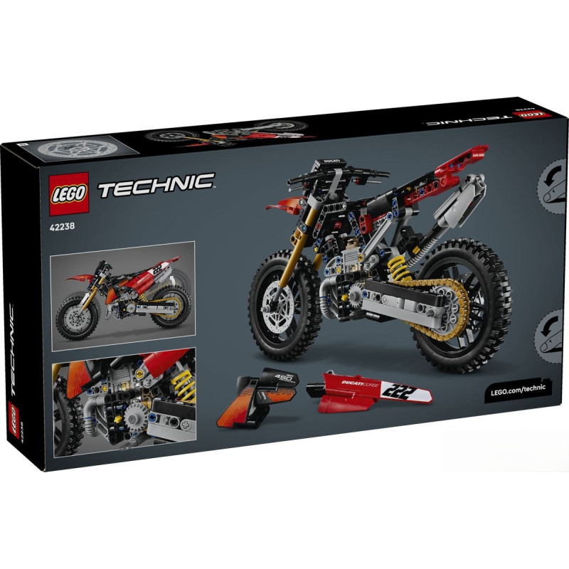 42238 LEGO Technic Мотоцикл Ducati Desmo450 MX Factory