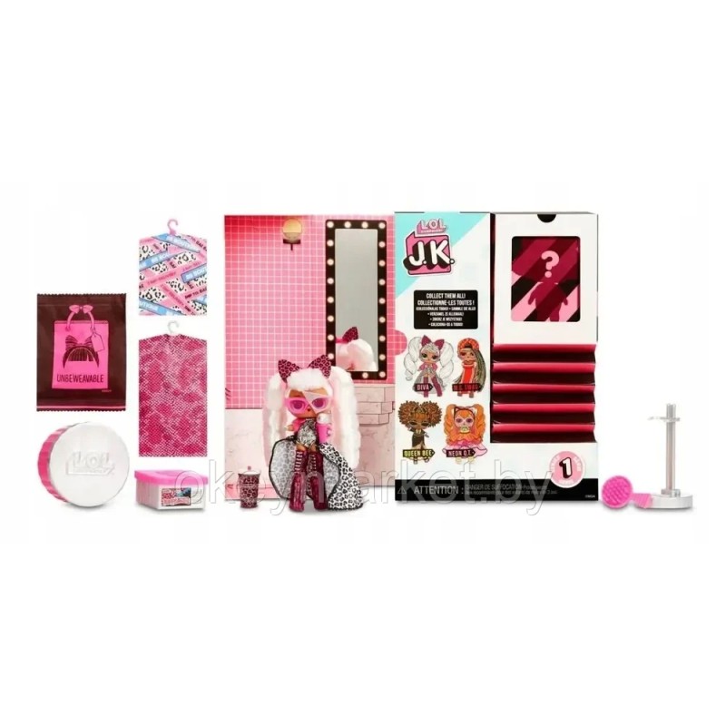 Кукла LOL Surprise OMG JK Серия 1 - Набор из 2 штук: Surprise Diva и Lady Diva - Лол 423157