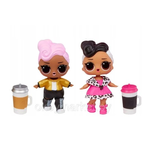 Набор из 4 кукол ЛОЛ L.O.L. Surprise! Winter Disco - Dollie & 24K D.J. 426165