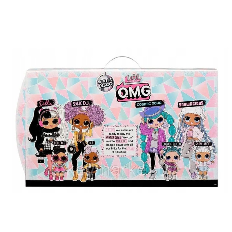 Набор из 4 кукол ЛОЛ L.O.L. Surprise! Winter Disco - Dollie & 24K D.J. 426165