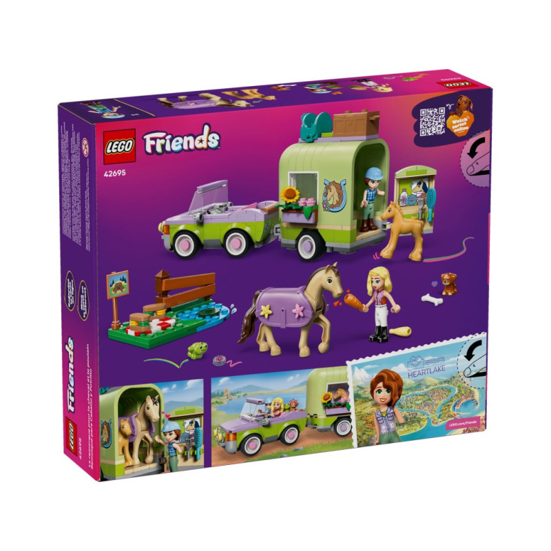 42695 LEGO Friends Прицеп для перевозки лошади и жеребенка
