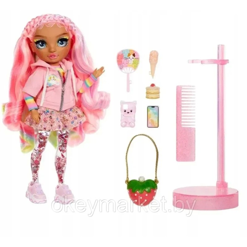 Кукла Rainbow High Sparkle and Shine - Розетта розовая с жидкими блестками на ногах - Рейнбоу Хай 427780