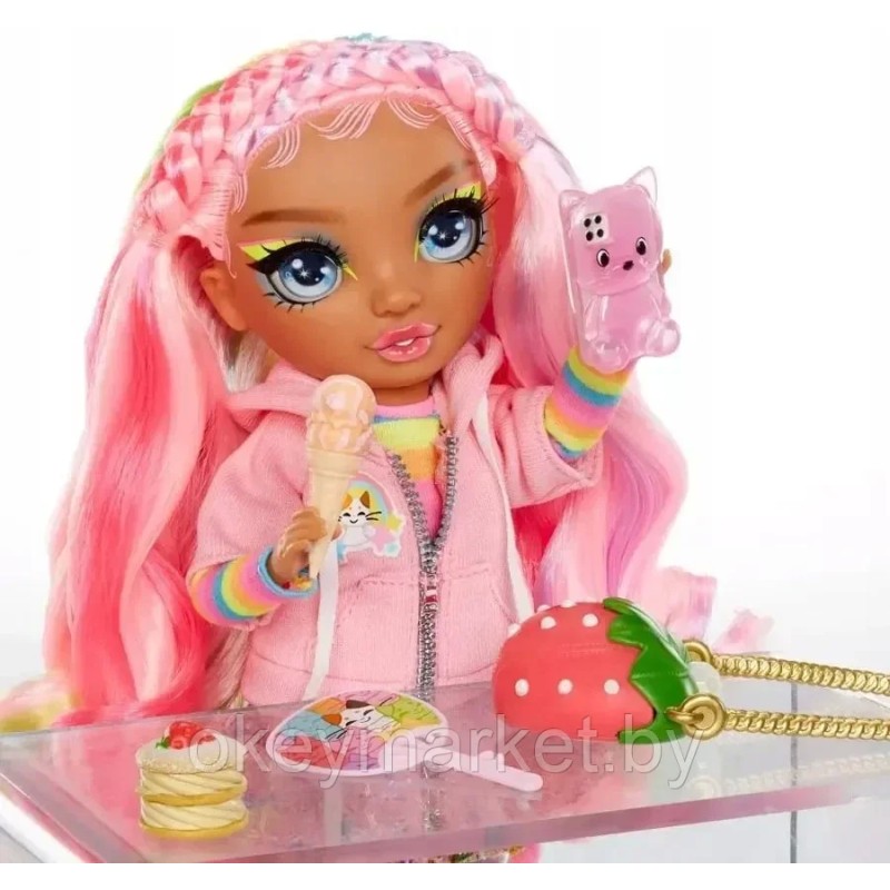 Кукла Rainbow High Sparkle and Shine - Розетта розовая с жидкими блестками на ногах - Рейнбоу Хай 427780
