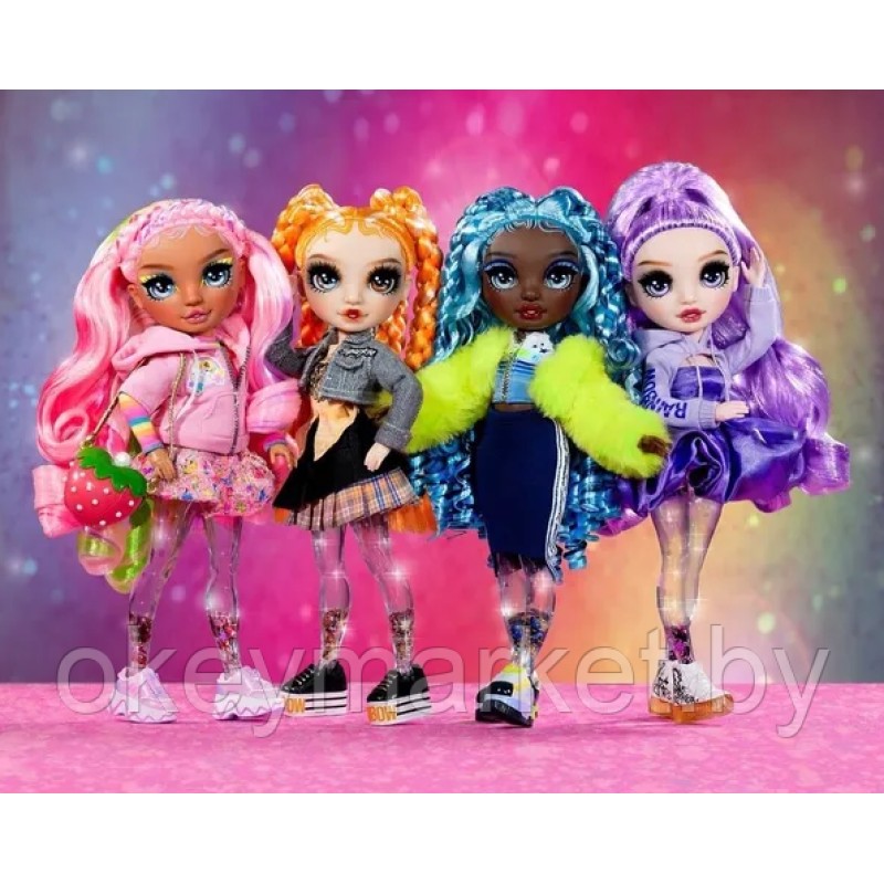 Кукла Rainbow High Sparkle and Shine -Марина синяя с жидкими блестками на ногах - Рейнбоу Хай 427797