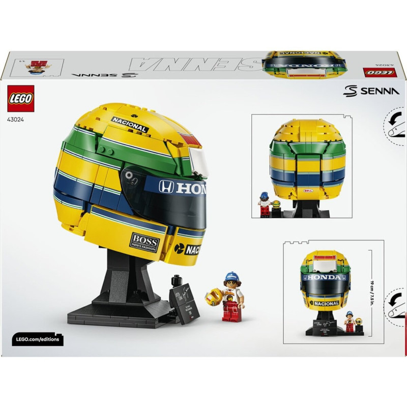 43024 LEGO Editions Шлем Айртона Сенны F1