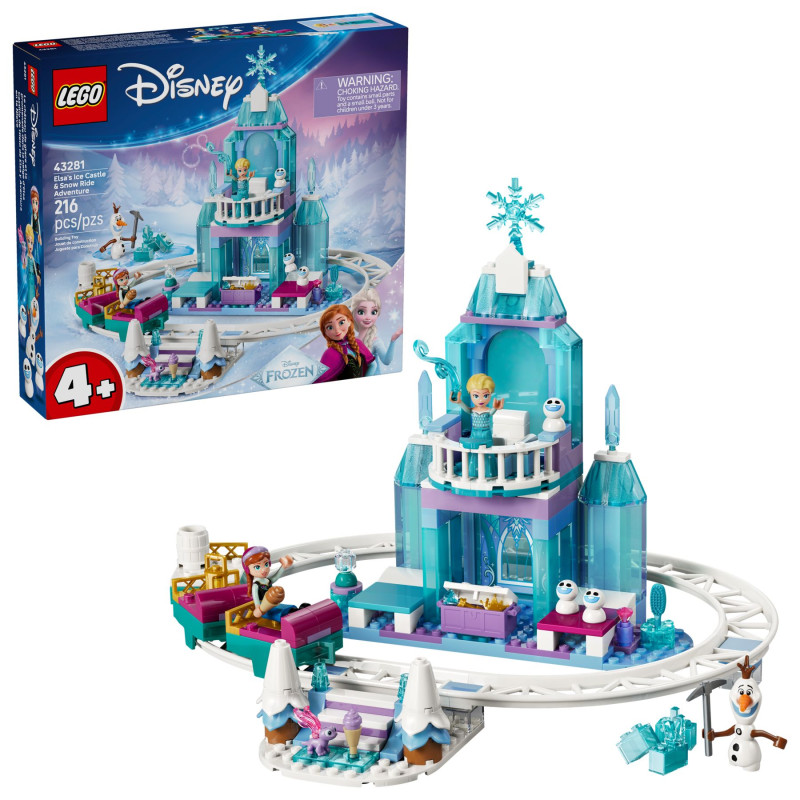 43281 LEGO Disney Ледяной замок Эльзы и приключение на снежных горках