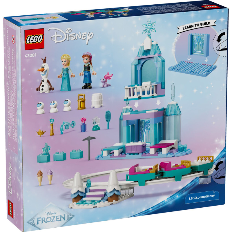 43281 LEGO Disney Ледяной замок Эльзы и приключение на снежных горках