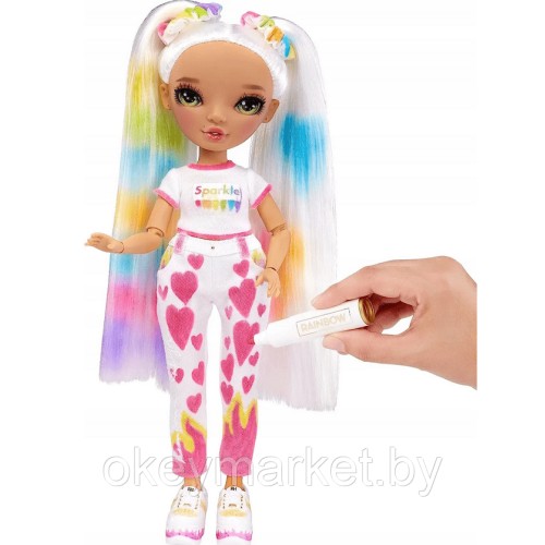 Кукла Rainbow High с зелеными глазами серия Color & Create 500407