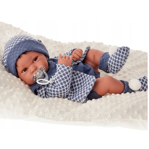 Кукла Antonio Juan Анжело в голубом 5035, 42 см