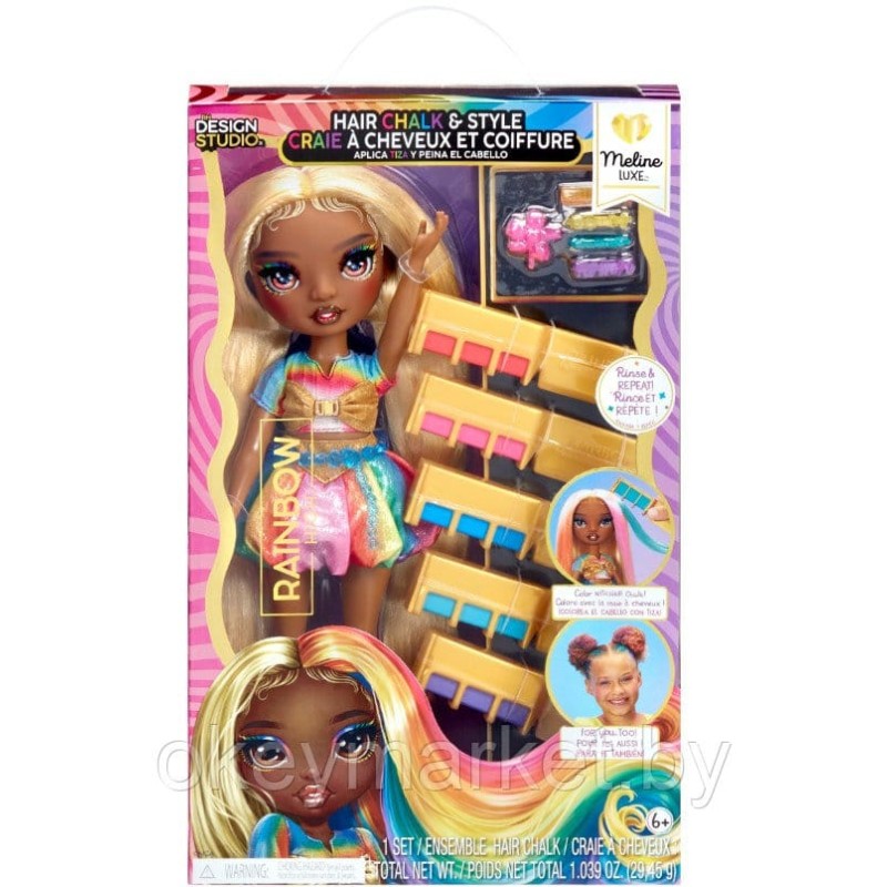 Кукла Rainbow High Hair Chalk & Style Meline 526797