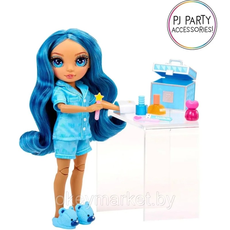 Кукла Рейнбоу Хай Скайлер Брэдшоу - Пижамная вечеринка, Rainbow High 530947
