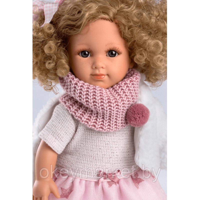 Кукла мягконабивная Llorens Елена 35 см,  53542