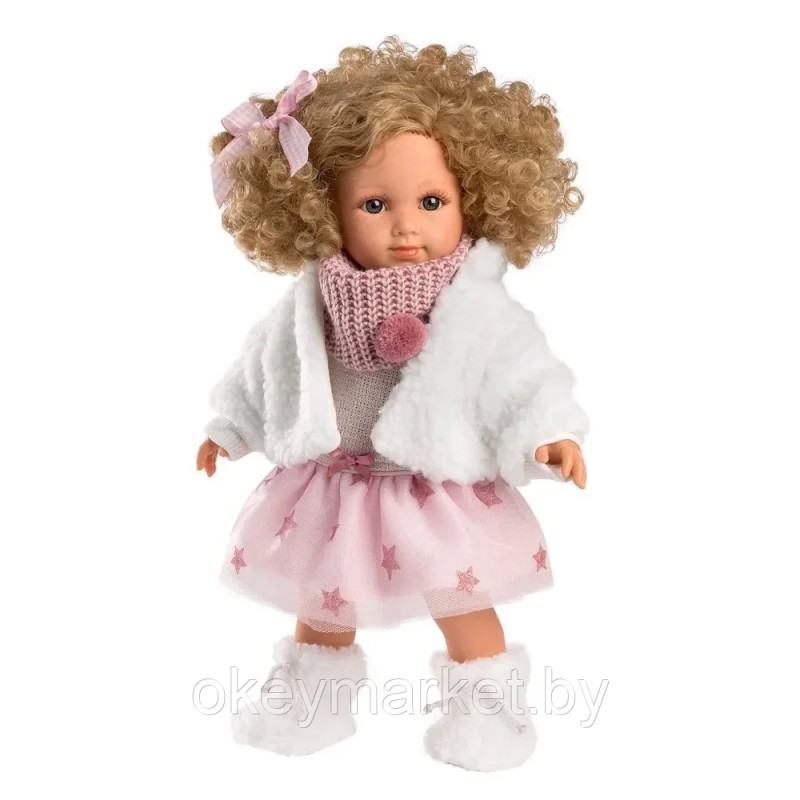 Кукла мягконабивная Llorens Елена 35 см,  53542