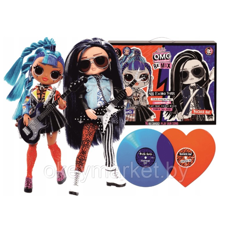 Набор Кукол LOL OMG Remix Rocker Boi and Punk Grrrl 2 Pack 567288