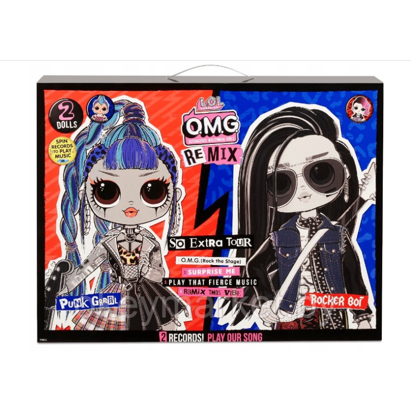 Набор Кукол LOL OMG Remix Rocker Boi and Punk Grrrl 2 Pack 567288