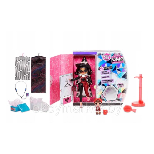 Кукла LOL Surprise OMG Winter Chill Camp Cutie + кукла Babe in The Woods 570257