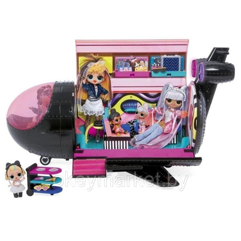 Игровой набор Самолет-трансформер L.O.L. OMG Remix 571339