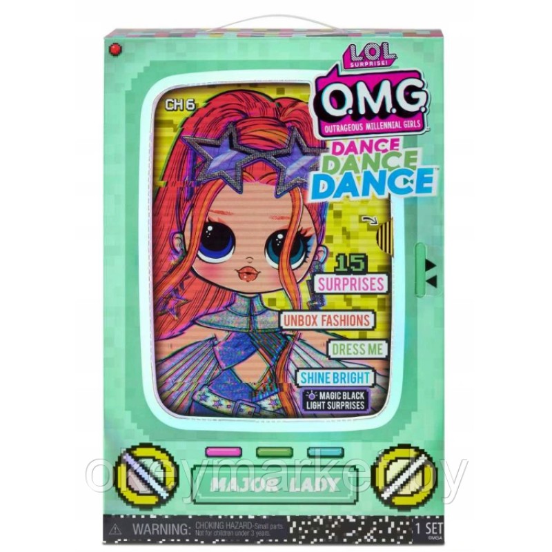Кукла LOL OMG Dance Major Lady с Неоном 572985