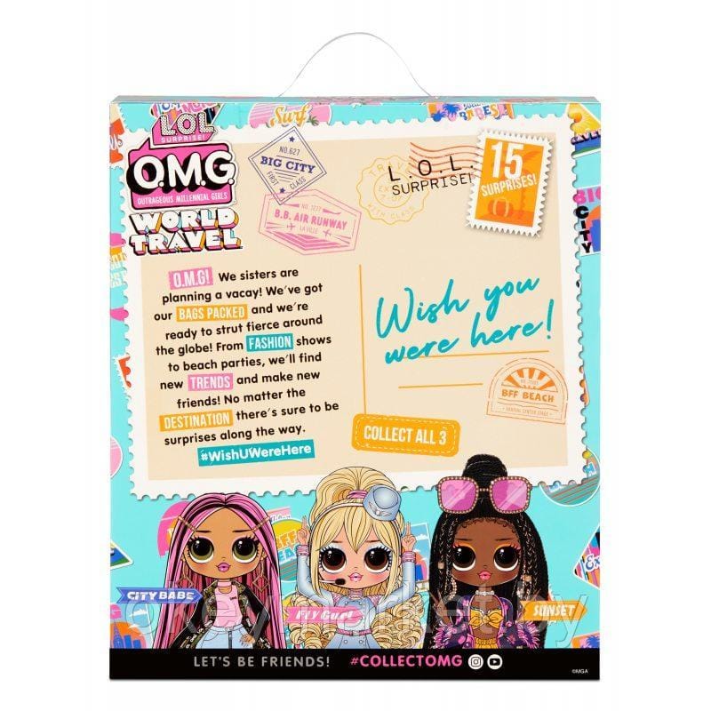 Кукла L.O.L. Surprise OMG World Travel Sunset 576570