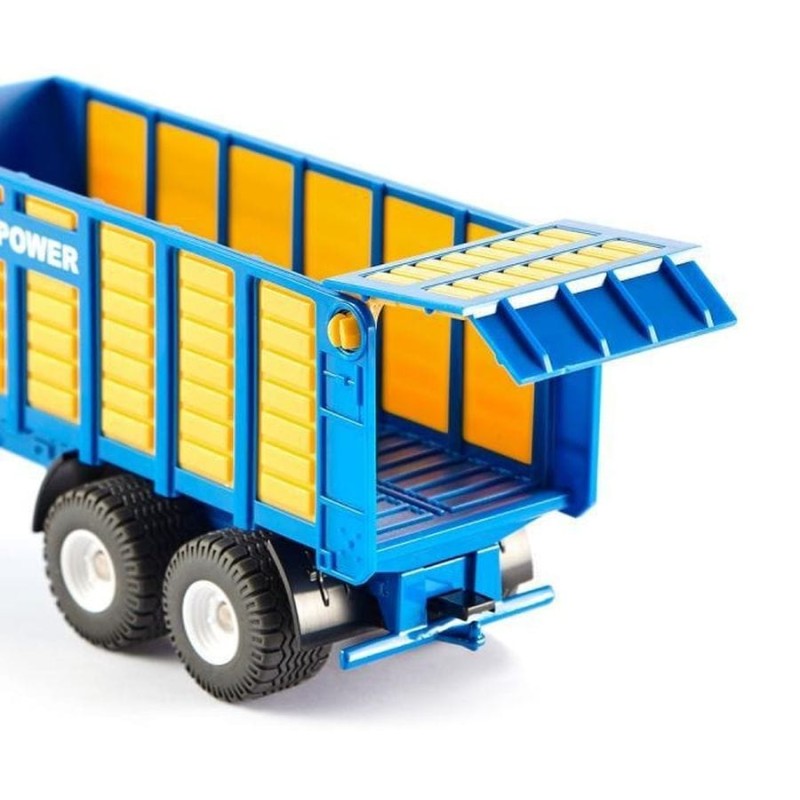 Siku, трактор New Holland T9.56 с прицепом, модель автомобиля, 1947 г.