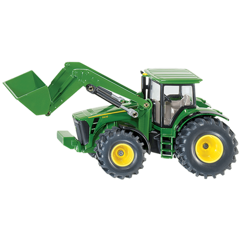 Siku, трактор John Deere с передним погрузчиком, модель автомобиля, 1982 г.